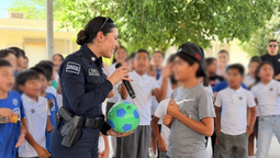 Promueve Policía Estatal acciones de proximidad con Promotores por la Paz