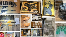 Mesa Estatal de Seguridad retira de las calles más de 2 millones de dosis de droga, armas y cartuchos en Sonora