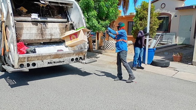 Se proporcionará servicio normal de recolección de basura este lunes 17 de noviembre