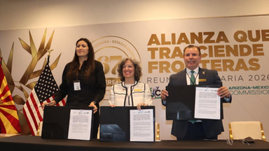 Gobierno de Sonora fortalece cooperación binacional para el monitoreo de la calidad del aire en San Luis Río Colorado