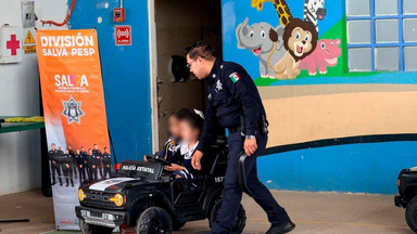 Policía Estatal fomenta entre la niñez de Yécora el rechazo a toda forma de violencia
