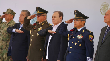Encabeza Gobernador Durazo Ceremonia de Protesta a jóvenes del Servicio Militar en conmemoración a la Batalla de Puebla