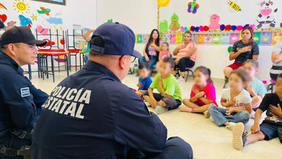 Impulsa Gobierno de Sonora proximidad policial con la niñez y juventud de Caborca y General Plutarco Elías Calles