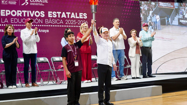 Gobernador Durazo impulsa a futuras promesas del deporte con arranque de Juegos Estatales de Educación Básica