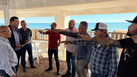 Toman protesta integrantes del Comité de Contraloría Social del nuevo Malecón de El Cochórit