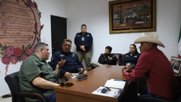 Suman esfuerzos autoridades para el control de incendio forestal en Arivechi