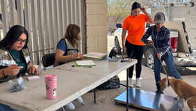 Gobierno de Sonora ofrece servicios en beneficio de animales de compañía en colonia de Hermosillo