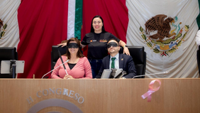 Gobierno de Sonora promueve conciencia sobre discapacidad visual en el Congreso del Estado