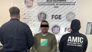 En colaboración con autoridades de Baja California se concreta captura de presunto homicida buscado desde 2018