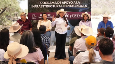 Mejora Gobierno de Sonora suministro de agua en el Molino de Camou