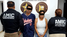 Capturan en Guaymas a dos personas buscadas por homicidio en Baja California