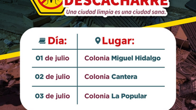 Promoverá el Ayuntamiento de Guaymas jornada de descacharre del 1 al 3 de julio en sectores de Guaymas