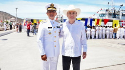 Gobernador Durazo conmemora el 84 aniversario del Día de la Marina Nacional