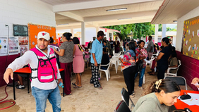 Instala Ayuntamiento de Guaymas servicios gratuitos de salud en Las Guásimas