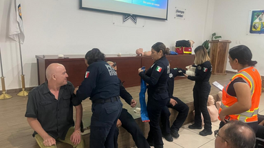 Recibe Policía Estatal del Gobierno de Sonora capacitación para brigadistas