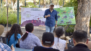 Imparten en Vivero Municipal Taller de Germinación a las y los hermosillenses
