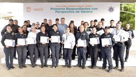 Impulsa Toño Astiazarán capacitación a policías en perspectiva de género 