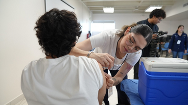 Vacúnate en la Unison y protégete a tiempo contra el sarampión, COVID-19 e influenza