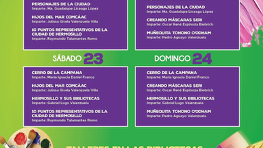 Ofrece Fiestas del Pitic 2026 talleres infantiles en espacios públicos de Hermosillo