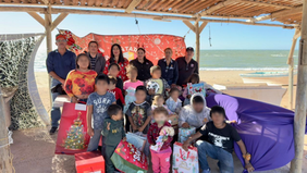 Lleva Voluntariado Isssteson felicidad navideña a 500 niños y niñas de ejidos