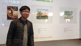 Estudiante de Cecyte obtiene primer lugar en Concurso Nacional de Dibujo y Pintura 2025 “Trazos por la Paz”