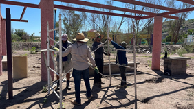 Gobierno de Sonora impulsa proyecto de bioconstrucción con carrizo en el Bosque Urbano La Sauceda