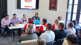 Mantienen reunión de trabajo Integrantes del Consejo Municipal de Protección Civil