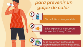 Gobierno de Sonora hace un llamado a prevenir el golpe de calor