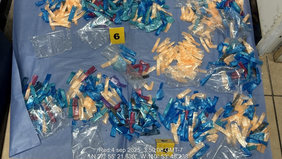 Marina, AMIC y Policía Estatal aseguran material ilícito en Empalme