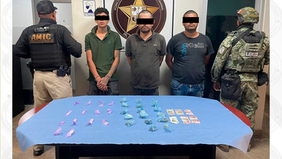 FGJES detiene a tres personas en posesión de droga en Cajeme