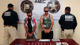 Aseguran droga y detienen a dos en cateo en San Luis Río Colorado