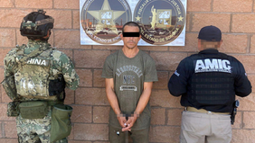 Capturan a prófugo estadounidense buscado por tráfico de fentanilo en operativo conjunto AMIC-SEMAR