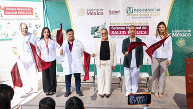 Encabeza doctora Karla Córdova arranque de la Semana Nacional de Salud Pública 2026 en Guaymas