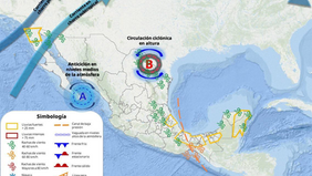 Nuevo frente frío generará lluvias y vientos de hasta 70 km/h en Sonora