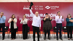 Gobernador Durazo transforma la educación de estudiantes de Cananea con becas y nuevo plantel de Conalep