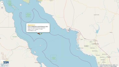 Realizan revisiones en comunidades costeras por sismos en Golfo de California