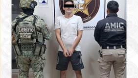 Ejecuta AMIC orden de aprehensión contra probable agresor de elemento de la PESP en Cajeme