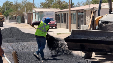 Avanza programa de rehabilitación de calles y avenidas en Empalme