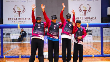 Golbol sonorense conquista bronce en Paralimpiada Nacional Aguascalientes 2025
