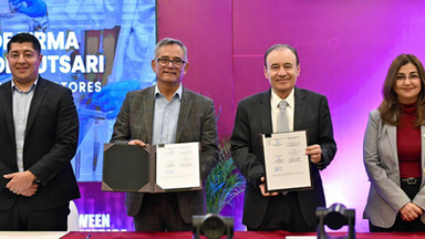 Gobernador Durazo concreta acuerdos para el Centro de Semiconductores Kutsari y corredor comercial binacional