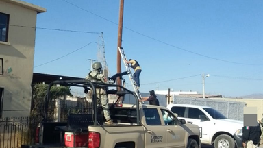 Asegura operativo conjunto cámaras de vigilancia “parásito” en Cajeme