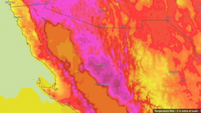 Informa Gobierno de Sonora aumento de temperaturas