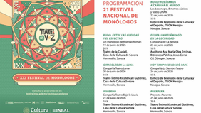 Invita Gobierno de Sonora a Festival de Monólogos: ISC