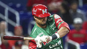 Aaron Altherr, de la novena mexicana, en el Equipo Todos Estrellas de la Serie del Caribe Miami 2024