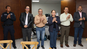 Reconoce presidenta municipal, doctora Karla Córdova Gonzalez, labor del personal de recolección de residuos