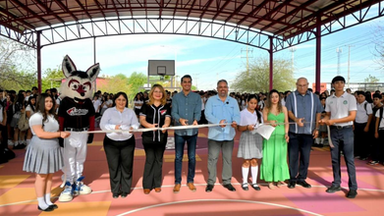 Fortalece Gobierno de Sonora infraestructura educativa en secundaria técnica No. 15