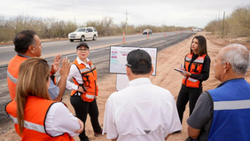Avanza carretera Hermosillo–Bahía de Kino en beneficio directo para las y los sonorenses