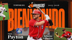 Mark Payton reforzará la ofensiva de Naranjeros de Hermosillo