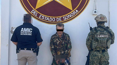 AMIC y DEFENSA detienen a un hombre armado y con droga en Sonoyta