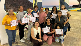 Impulsa doctora Karla Córdova González taller de bisutería para fortalecer el autoempleo de mujeres en Guaymas